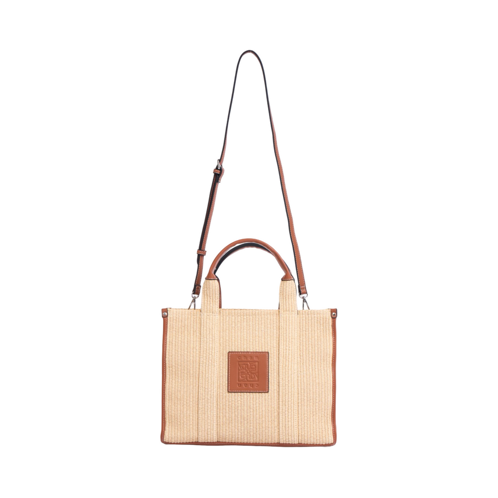 Artisan Vovage – Straw Shopper Bag – Brown