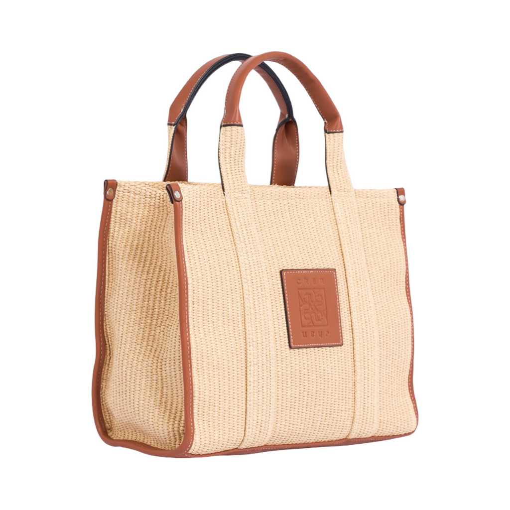 Artisan Vovage – Straw Shopper Bag – Brown