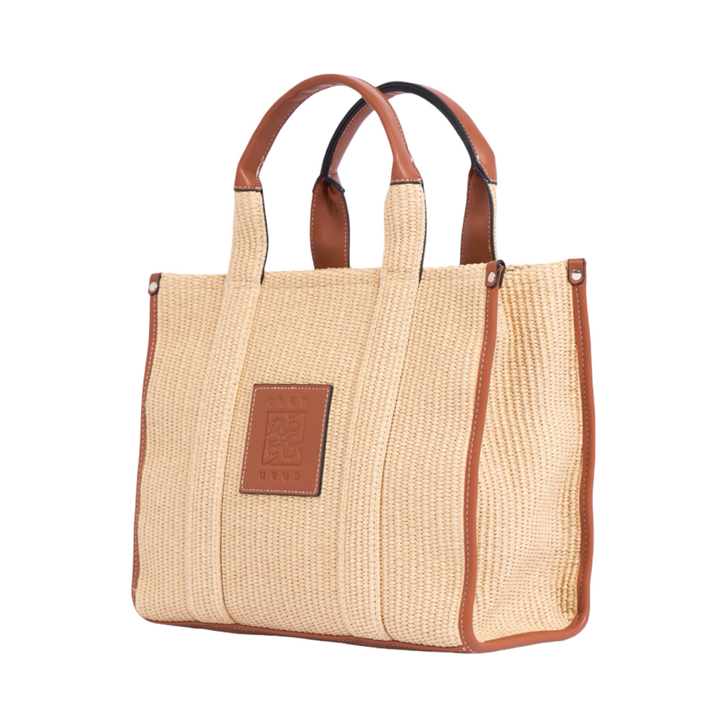 Artisan Vovage – Straw Shopper Bag – Brown