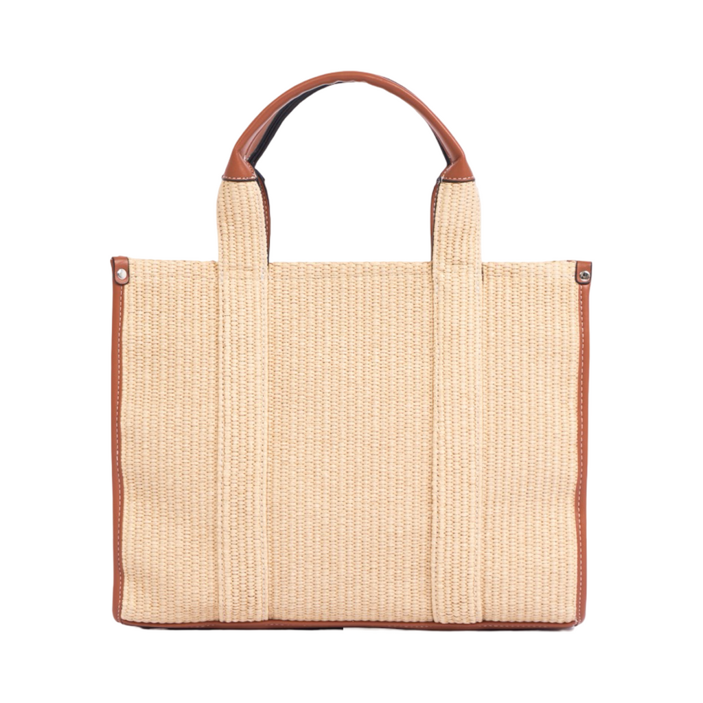 Artisan Vovage – Straw Shopper Bag – Brown