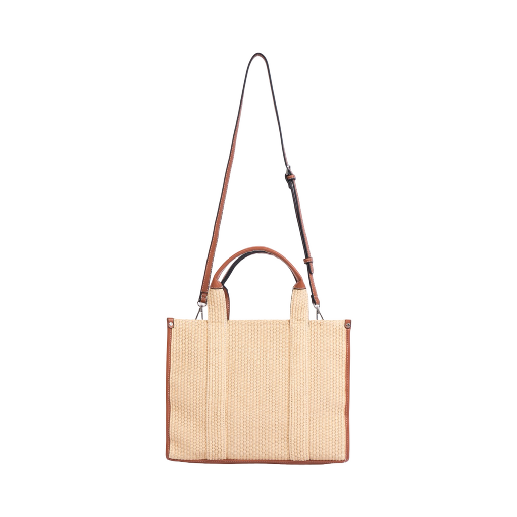 Artisan Vovage – Straw Shopper Bag – Brown