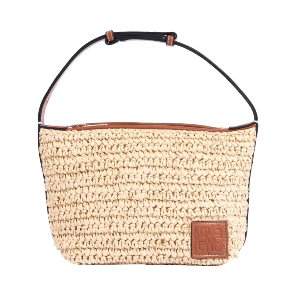 Artisan Vovage – Straw Shoulder Bag – Brown