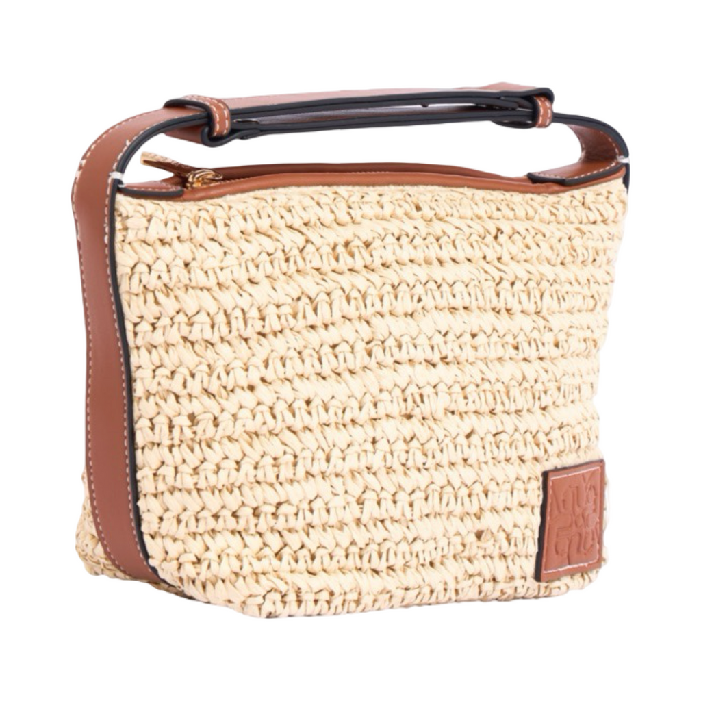 Artisan Vovage – Straw Shoulder Bag – Brown