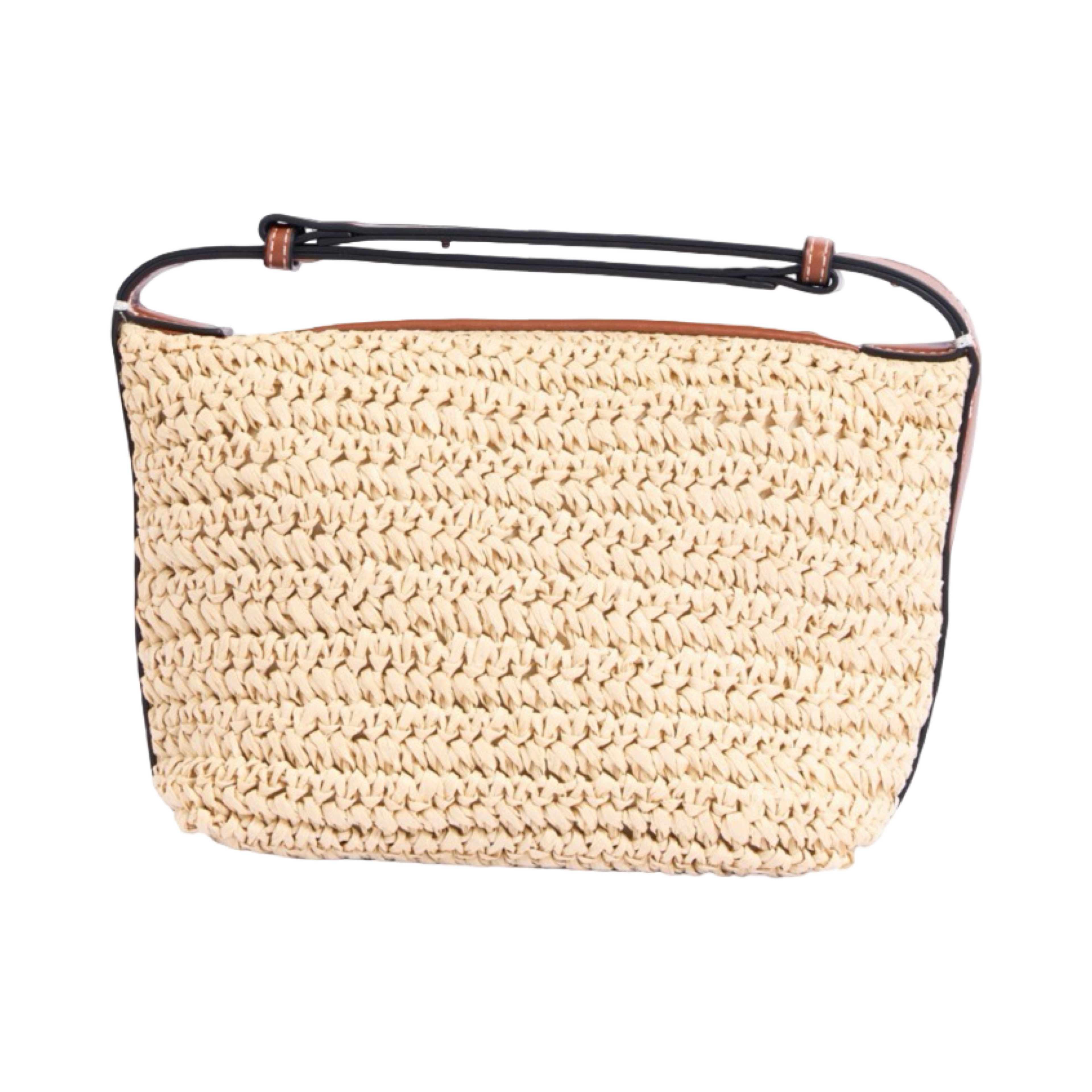 Artisan Vovage – Straw Shoulder Bag – Brown
