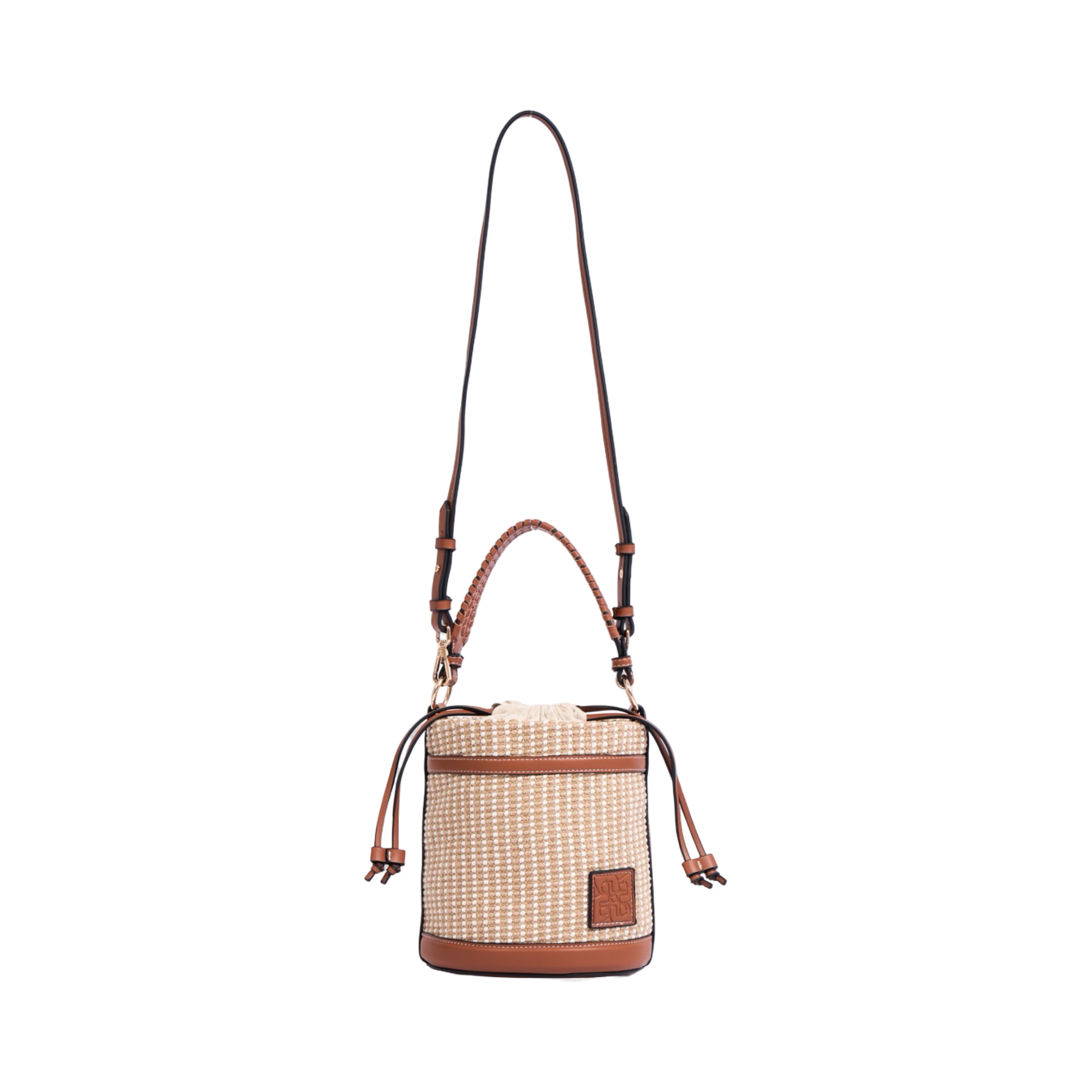 Artisan Vovage – Straw Bucket Bag – Brown