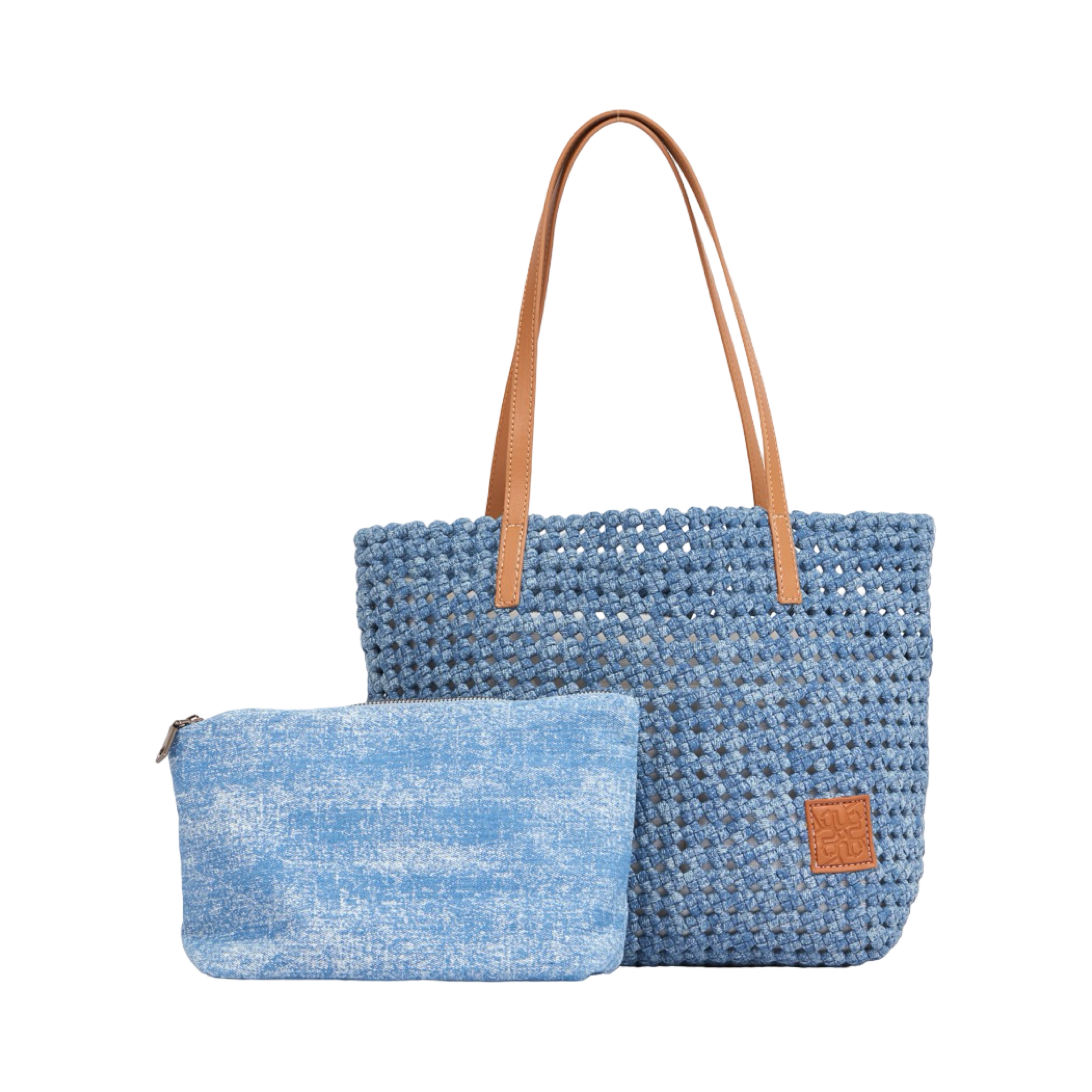 The Blue Nomad – Denim Tote Bag – Washed