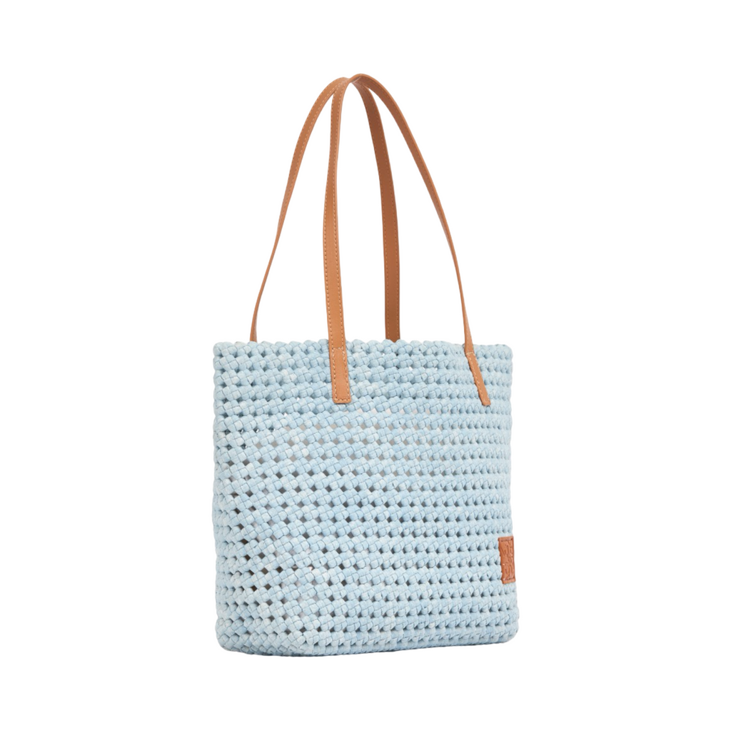 The Blue Nomad – Denim Tote Bag – Sky Blue