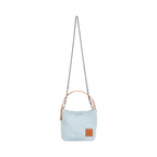 Signature Weave – Denim Crossbody Bag – Sky Blue