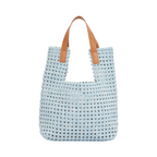 The Blue Nomad – Denim Tote Bag – Sky Blue