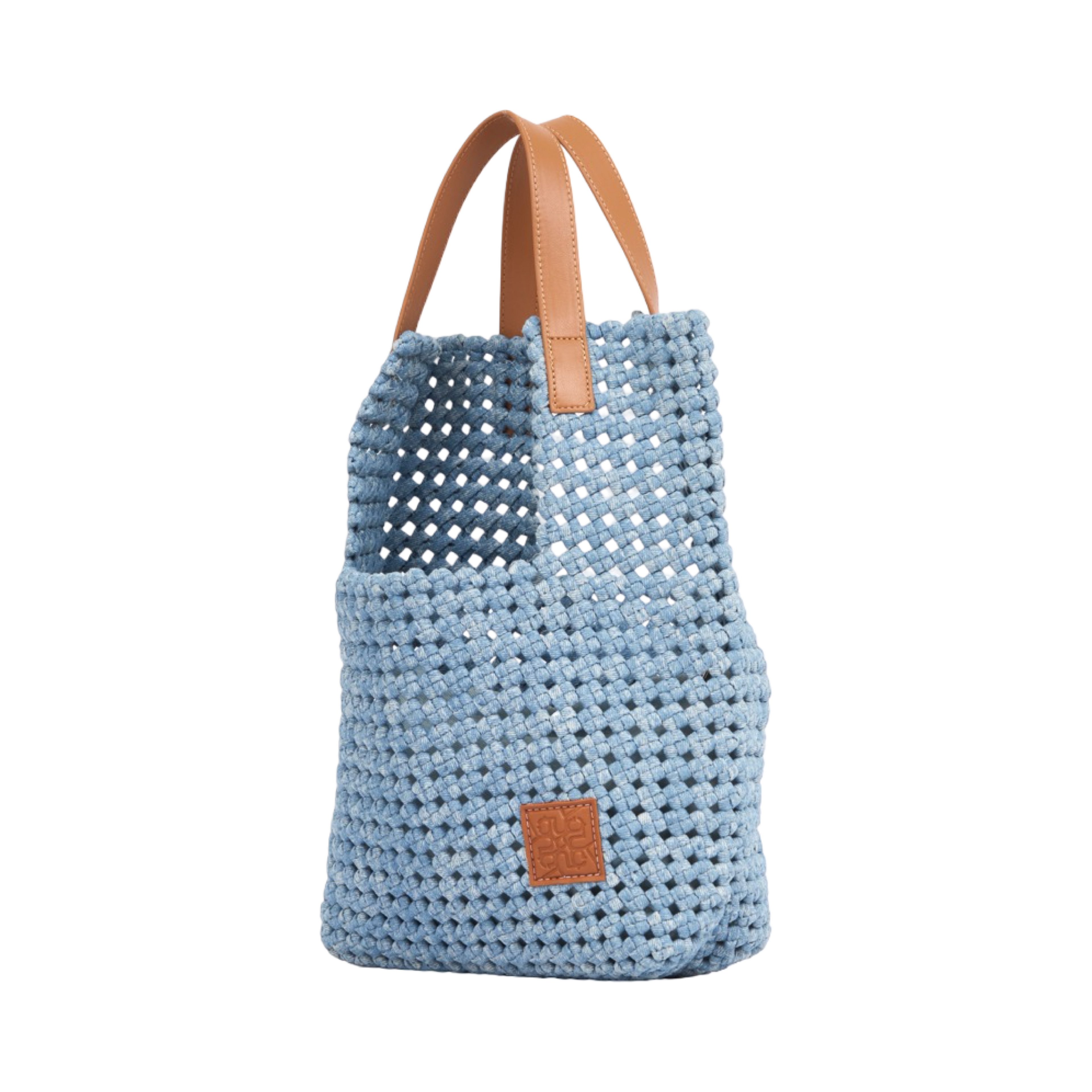 The Blue Nomad – Denim Tote Bag – Powder Blue