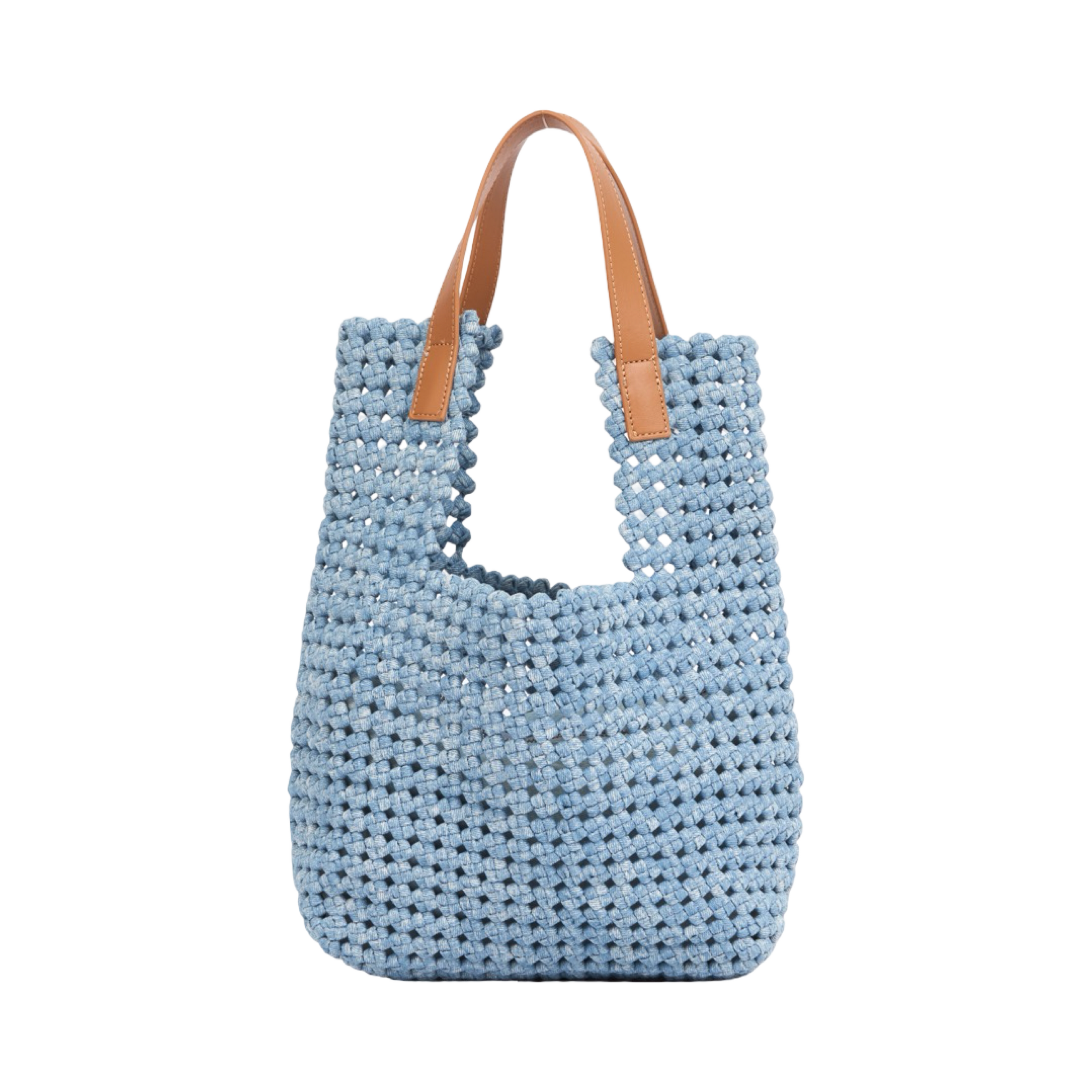 The Blue Nomad – Denim Tote Bag – Powder Blue