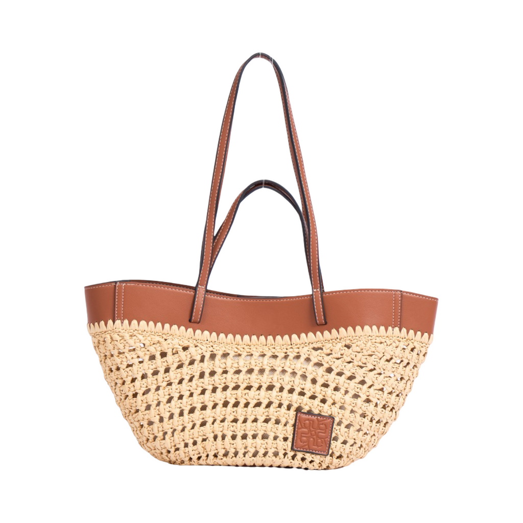 Artisan Vovage – Straw Shoulder Bag – Brown