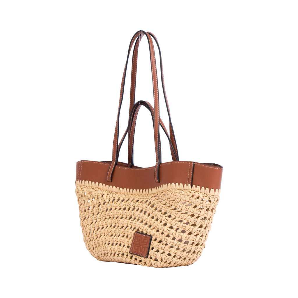 Artisan Vovage – Straw Shoulder Bag – Brown