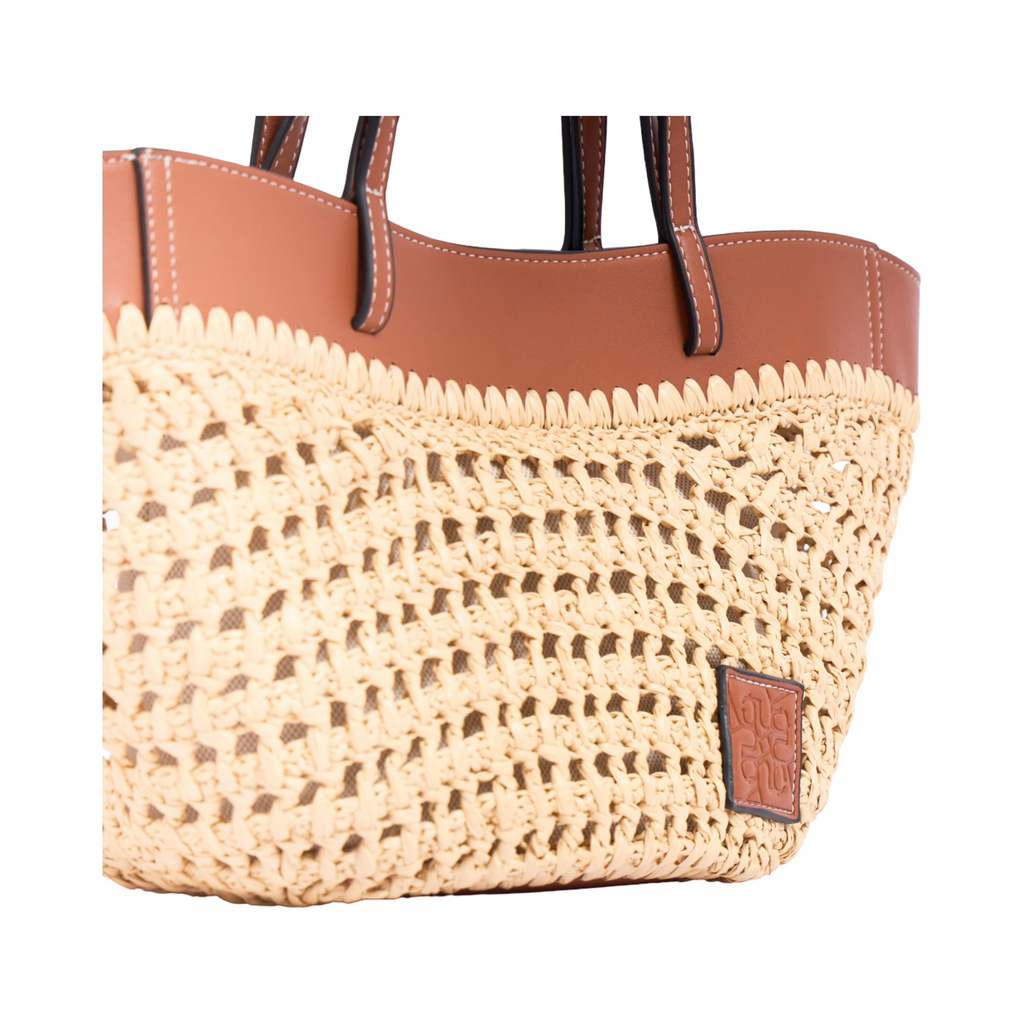 Artisan Vovage – Straw Shoulder Bag – Brown