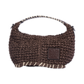 Artisan Vovage – Straw Crescent Crossbody S – Brown