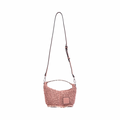 Artisan Vovage – Straw Crescent Crossbody S – Dusty Rose
