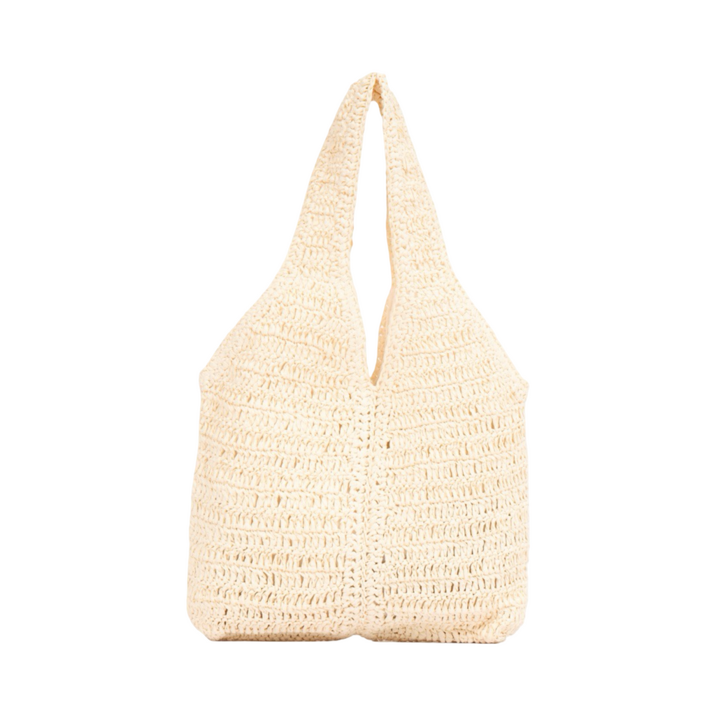 Everyday Earth – Straw Tote Bag – Beige