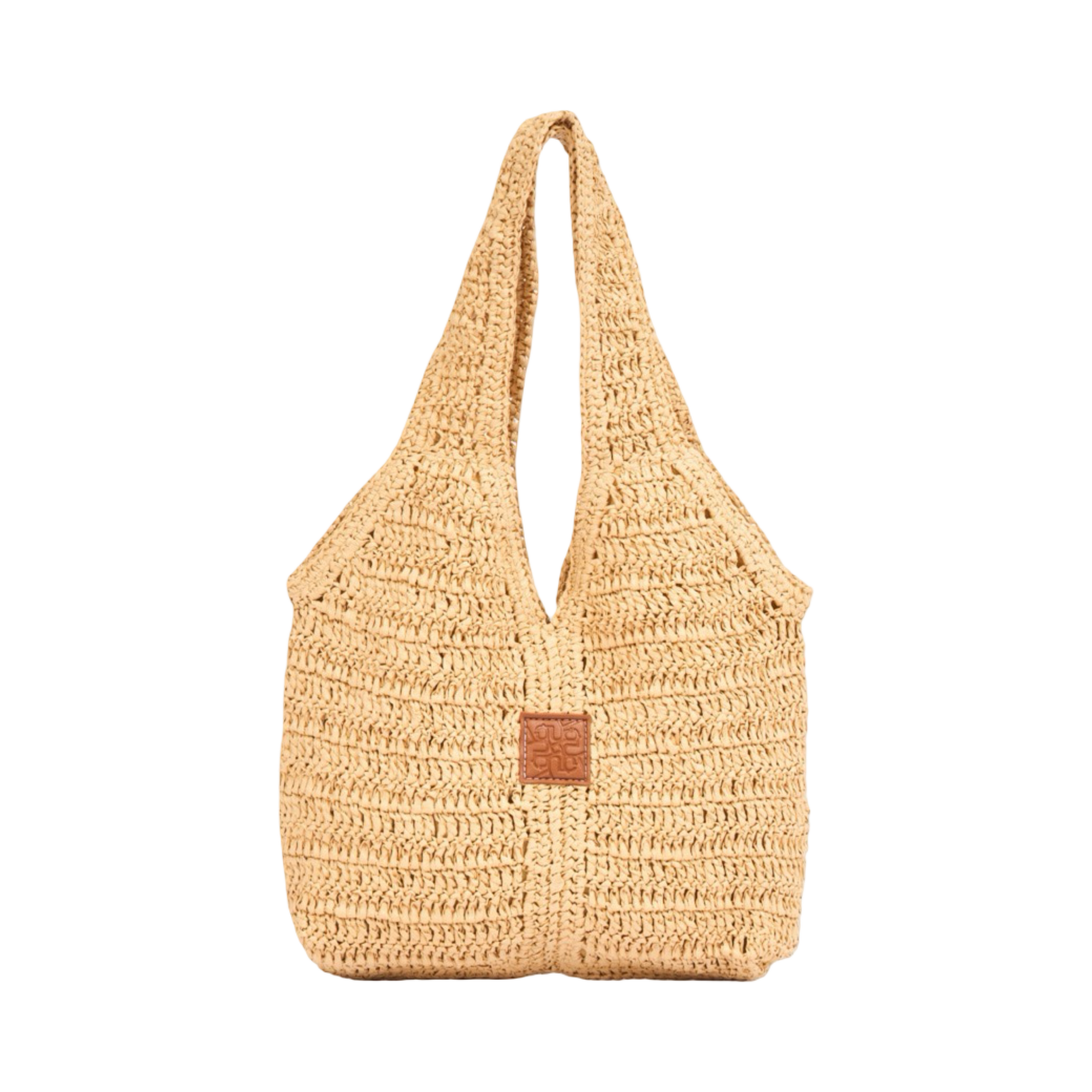 Everyday Earth – Straw Tote Bag – Brown