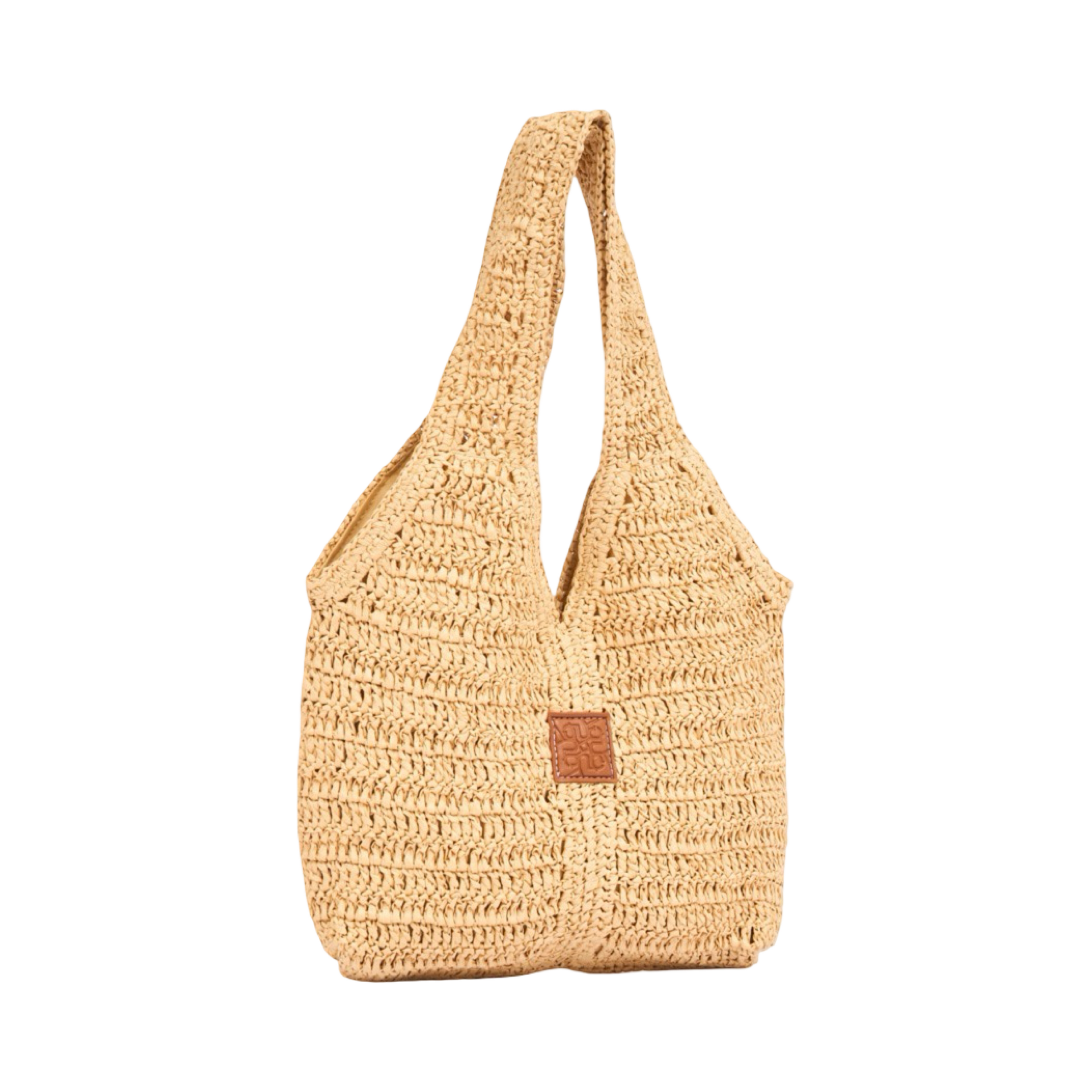 Everyday Earth – Straw Tote Bag – Brown