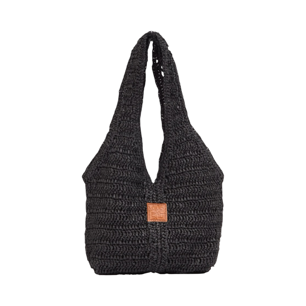 Everyday Earth – Straw Tote Bag – Black
