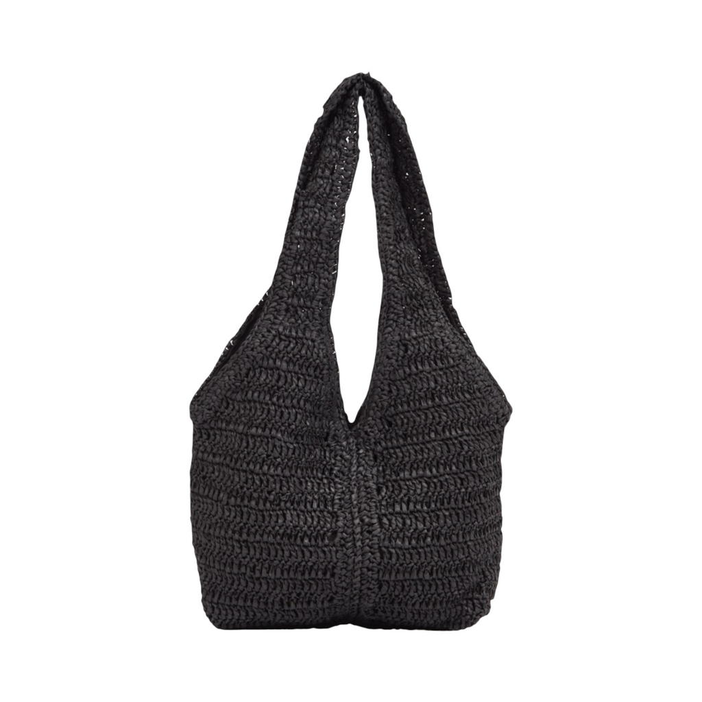 Everyday Earth – Straw Tote Bag – Black