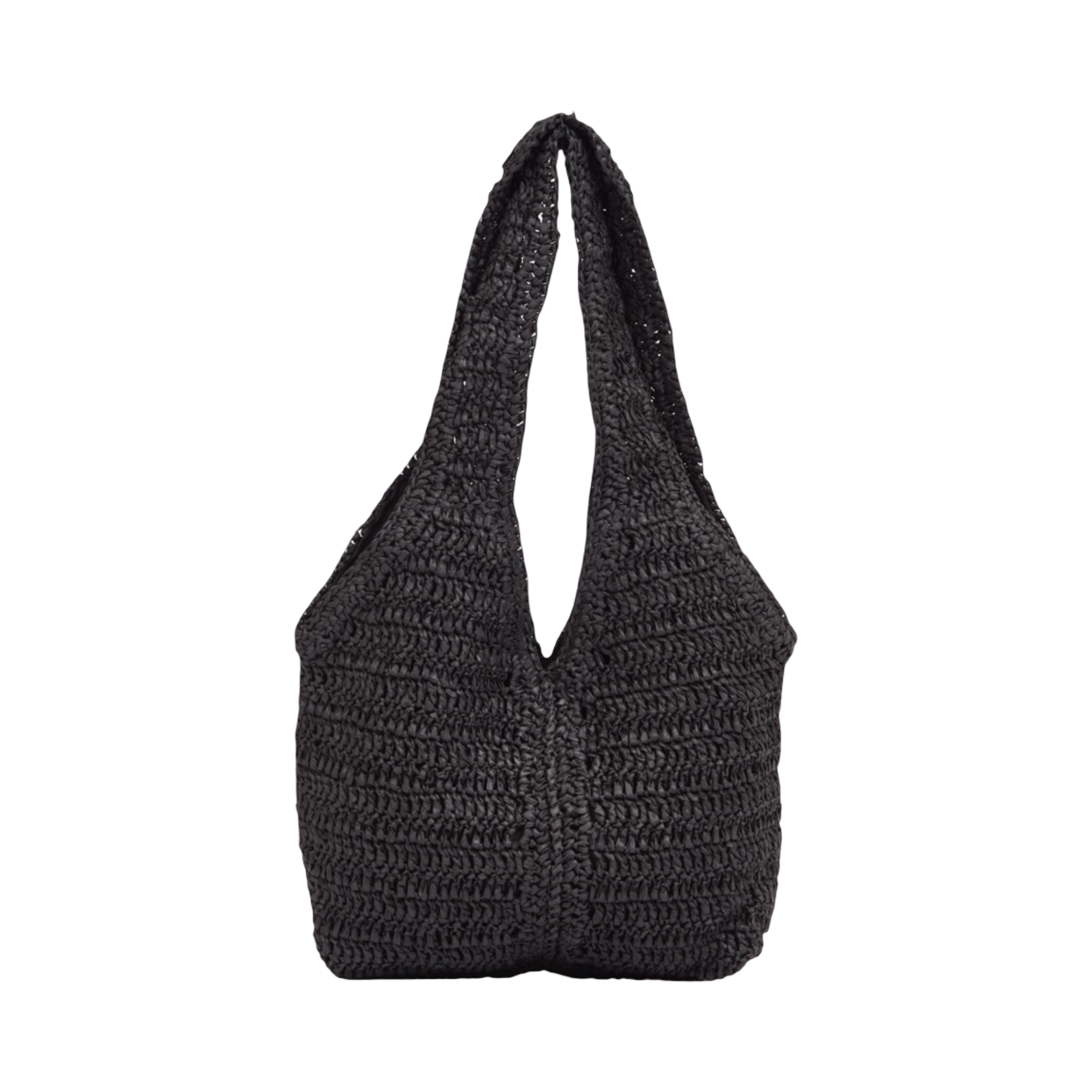 Everyday Earth – Straw Tote Bag – Black