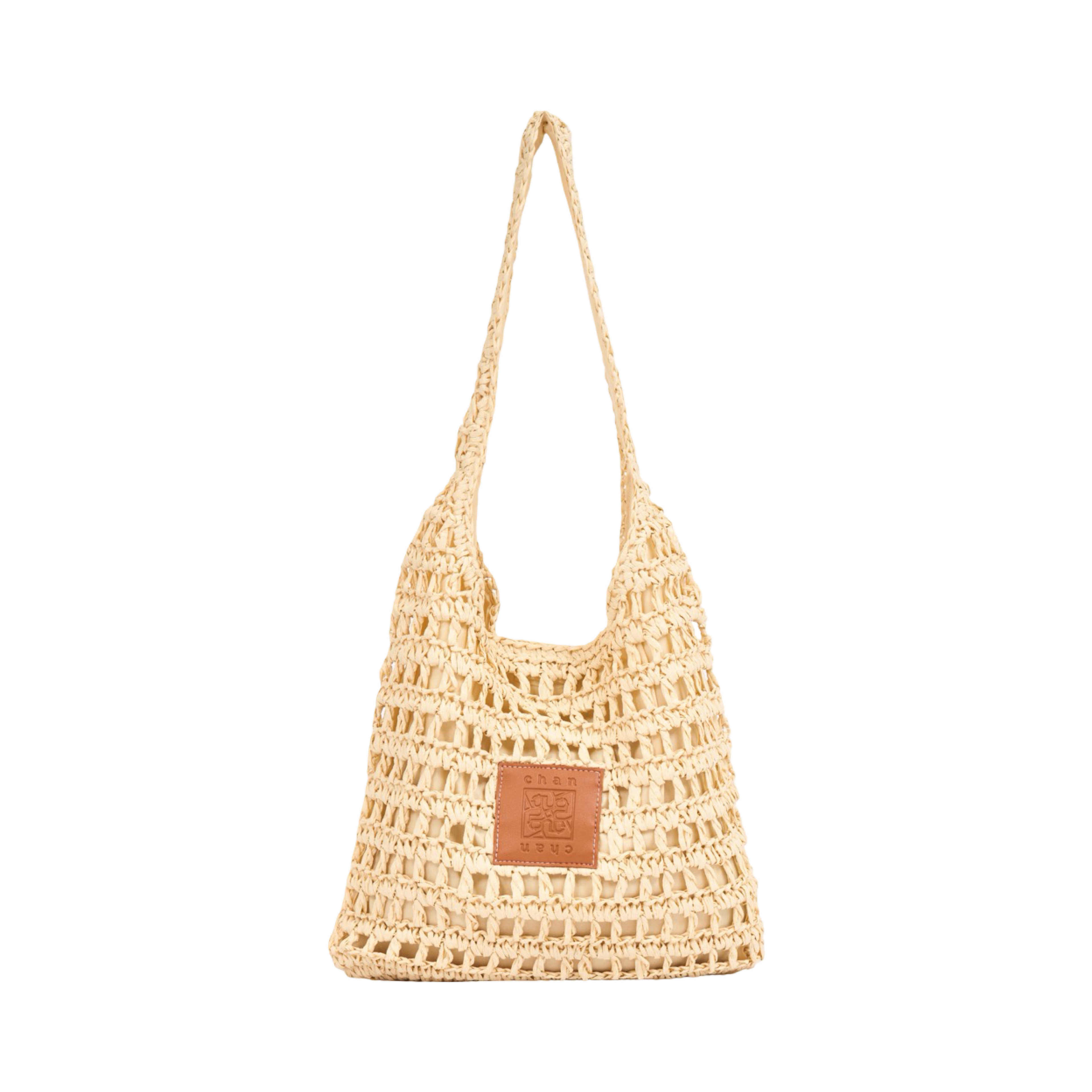 Everyday Earth – Straw Tote Bag – Beige