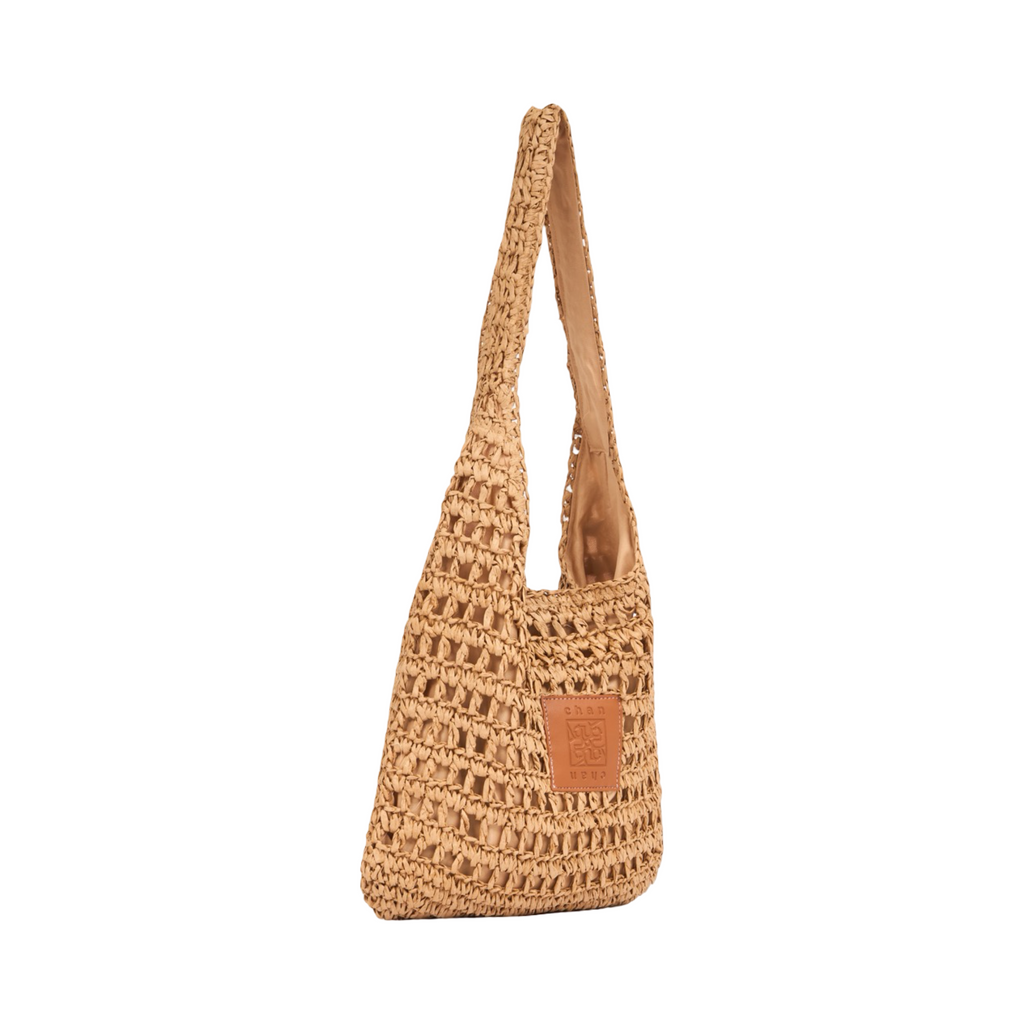 Everyday Earth – Straw Tote Bag – Brown