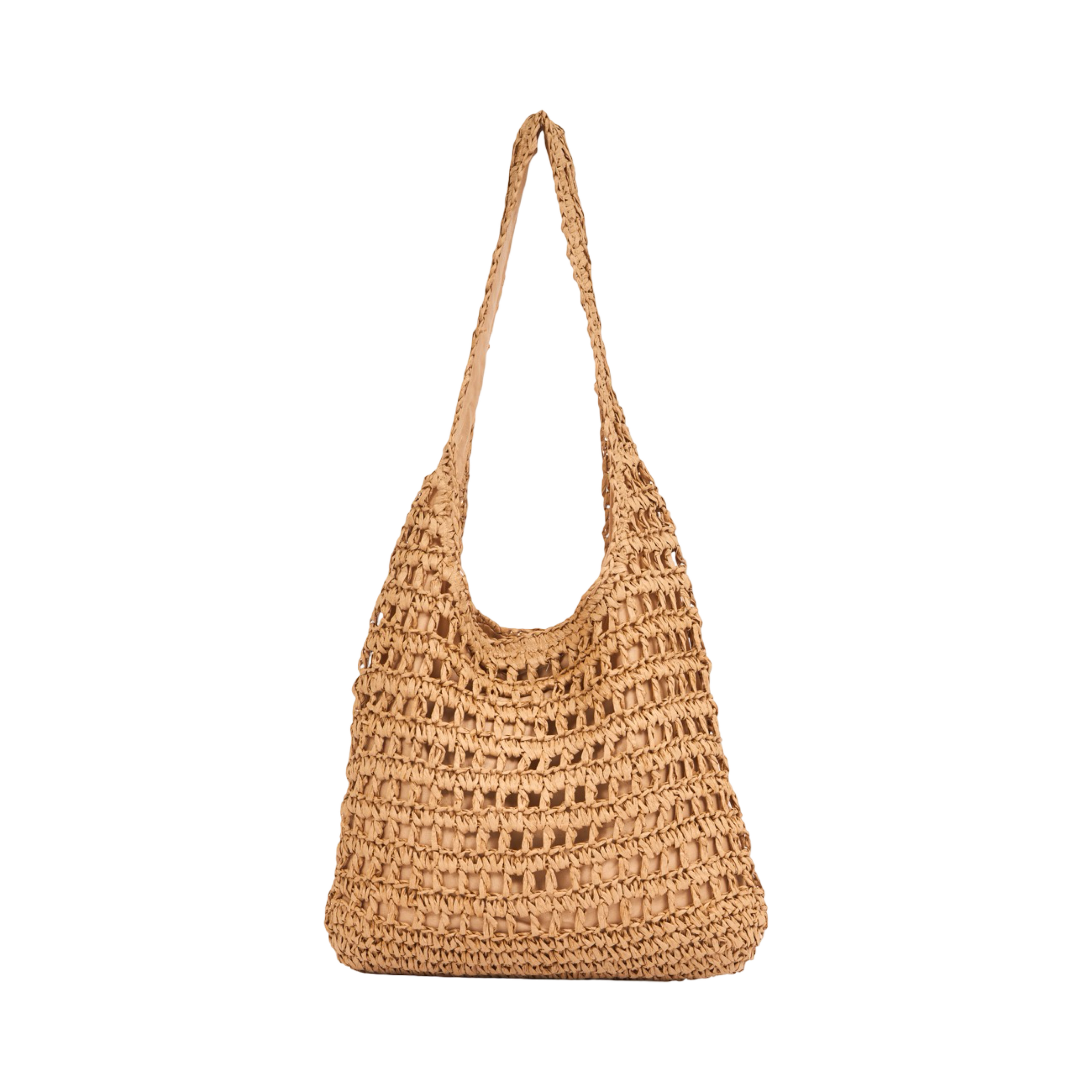 Everyday Earth – Straw Tote Bag – Brown