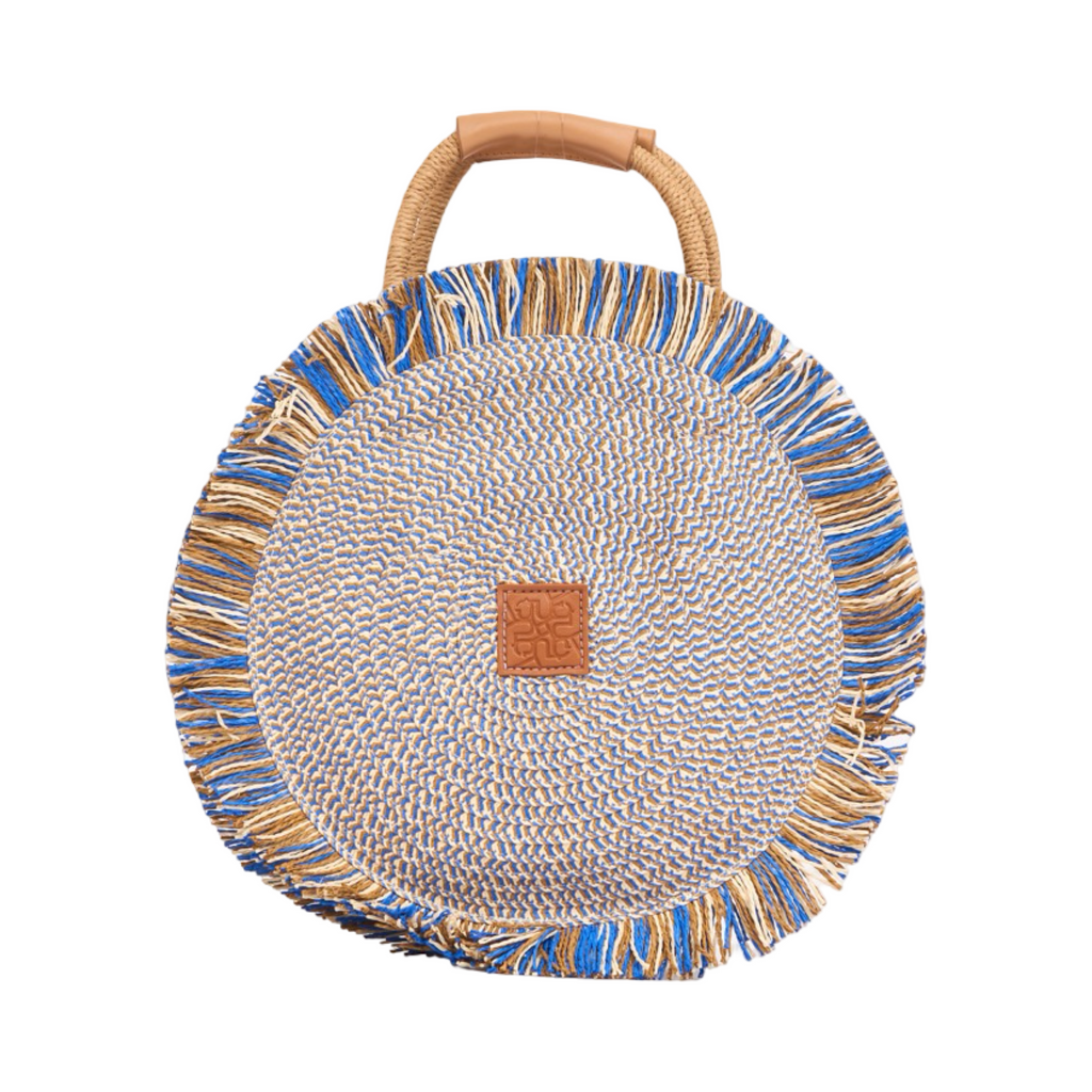 Everyday Earth – Boho Round Crossbody Bag – Blue