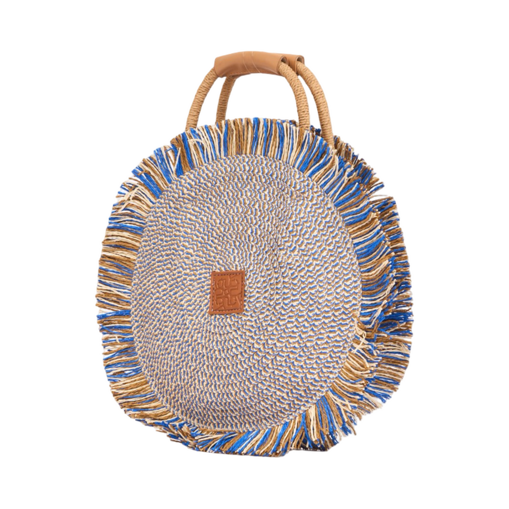 Everyday Earth – Boho Round Crossbody Bag – Blue