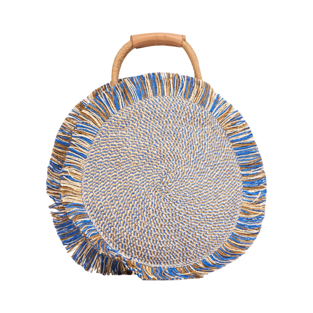 Everyday Earth – Boho Round Crossbody Bag – Blue