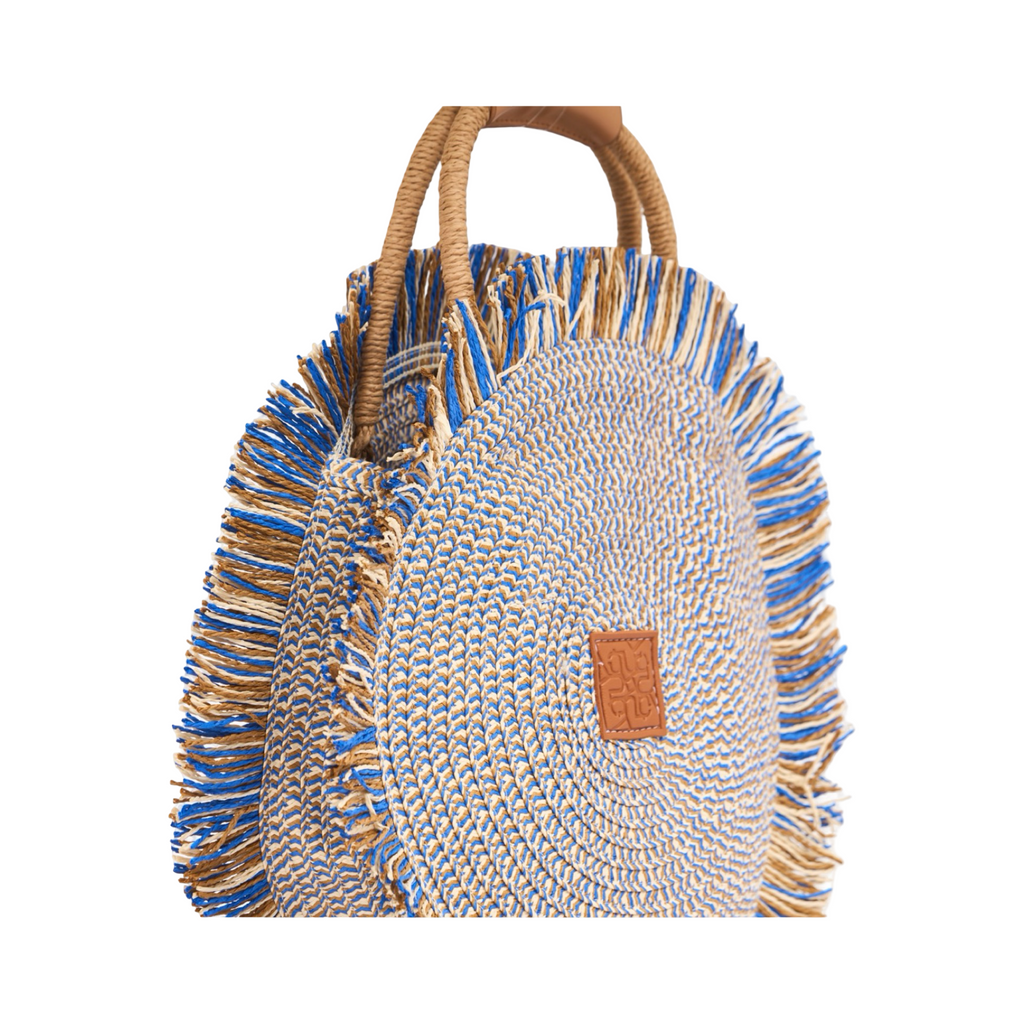 Everyday Earth – Boho Round Crossbody Bag – Blue