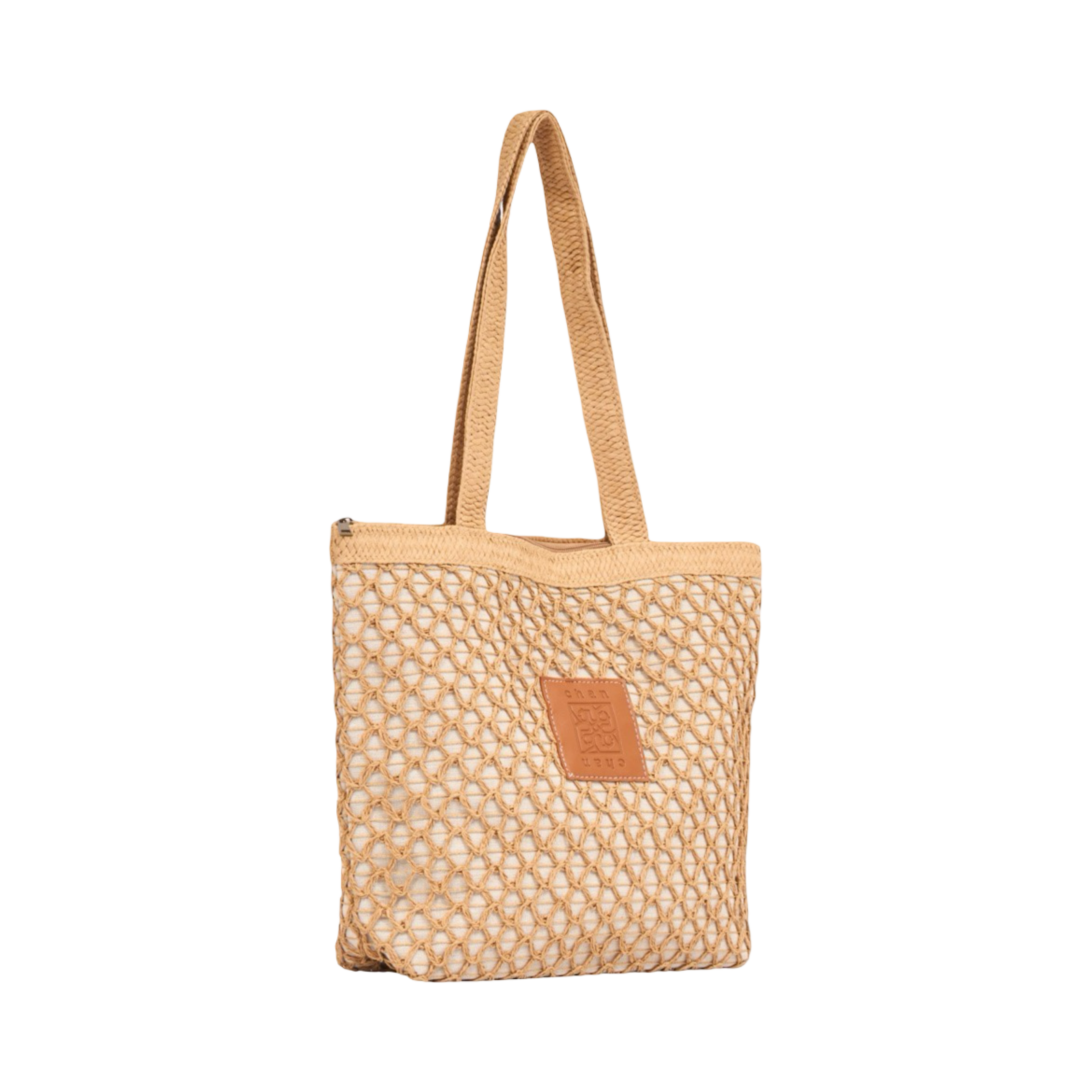 Everyday Earth – Straw Tote Bag – Brown