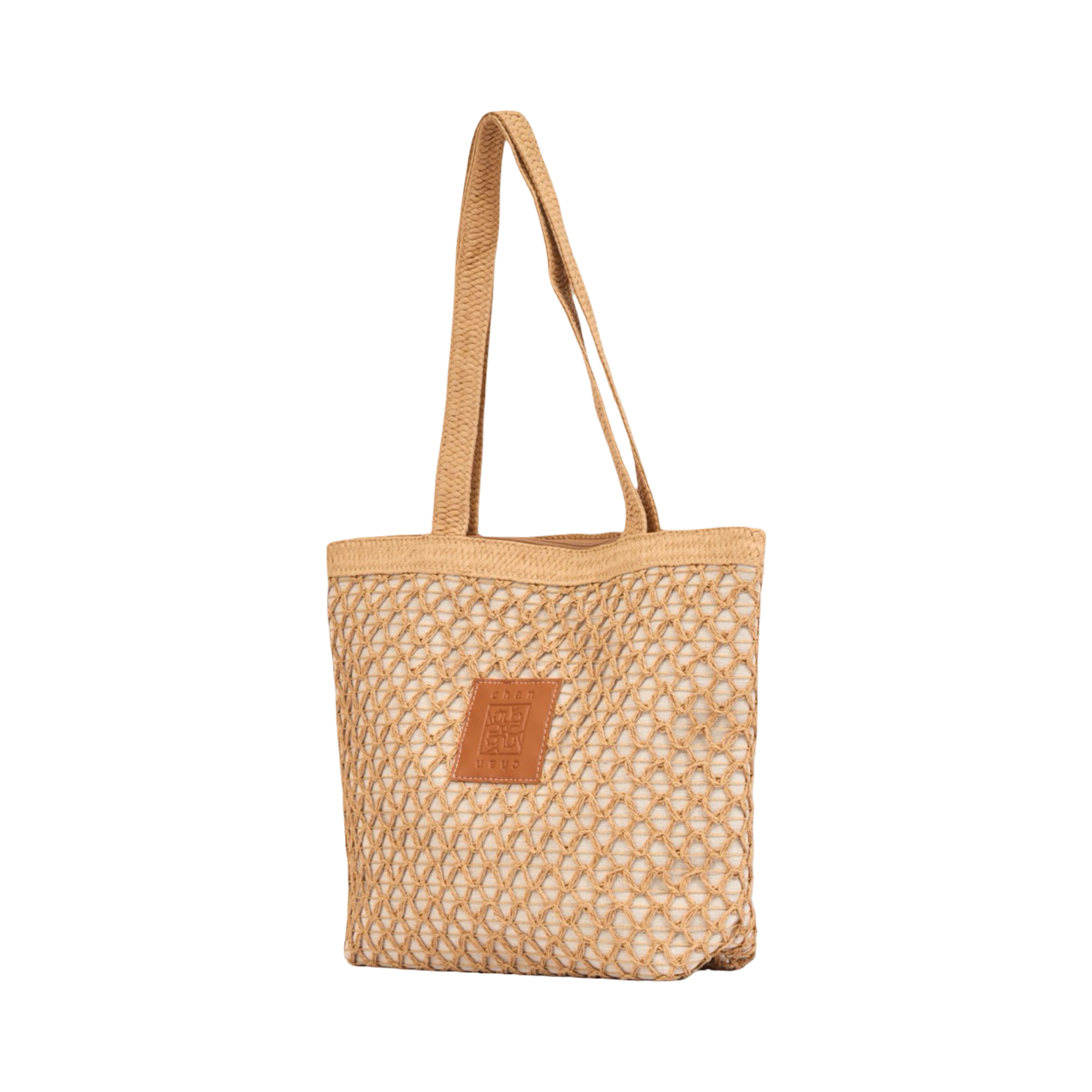 Everyday Earth – Straw Tote Bag – Brown
