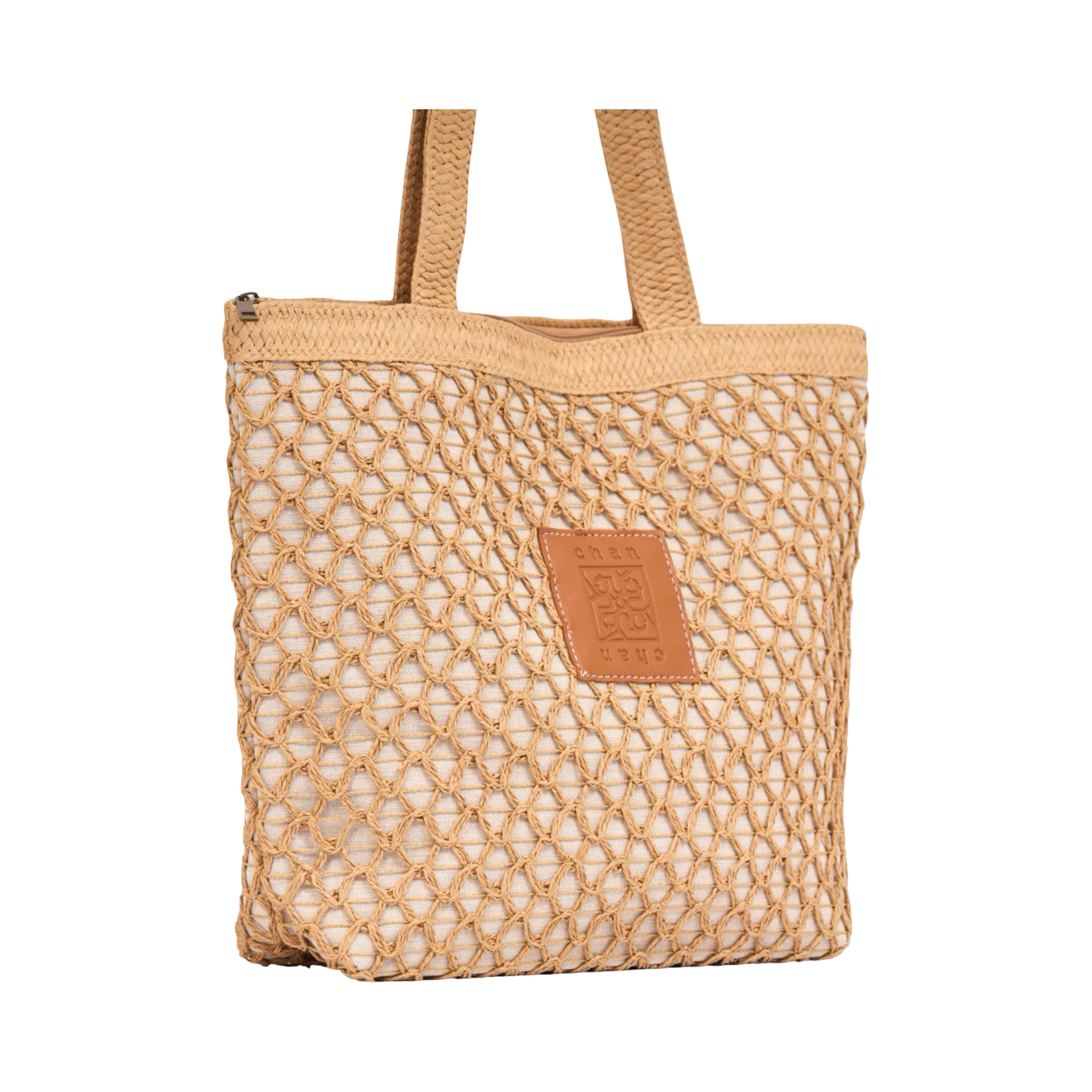 Everyday Earth – Straw Tote Bag – Brown