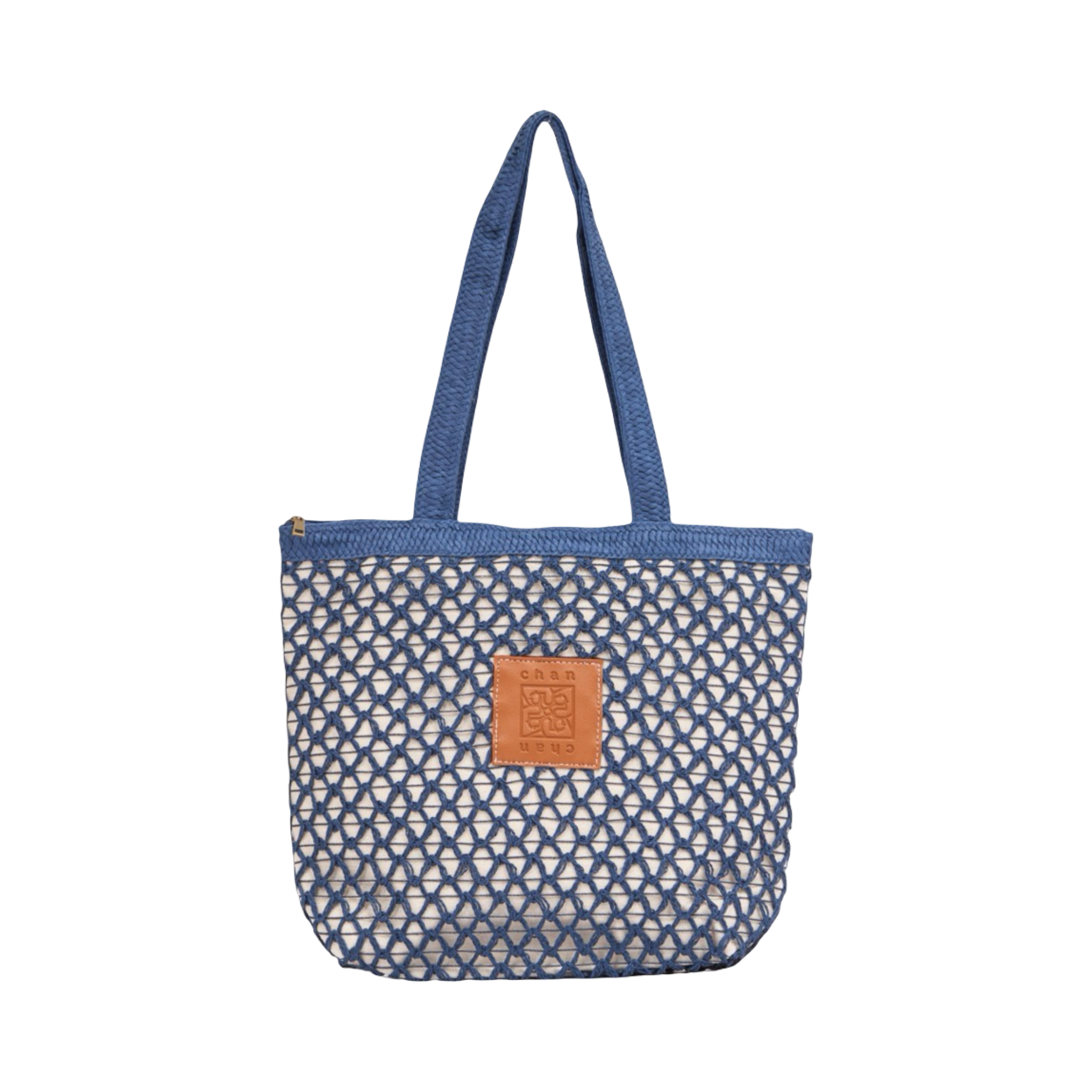 Everyday Earth – Straw Tote Bag – Blue