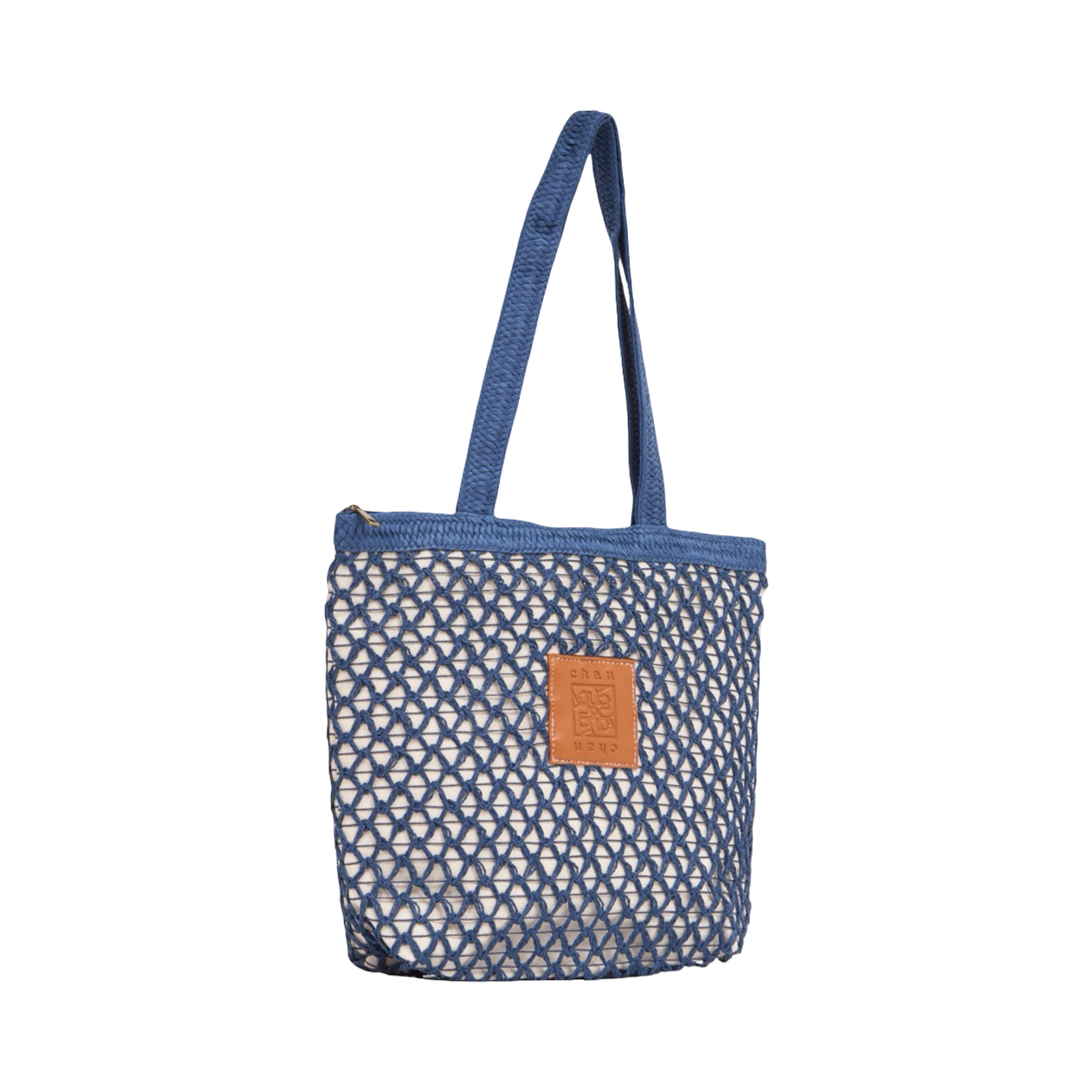 Everyday Earth – Straw Tote Bag – Blue