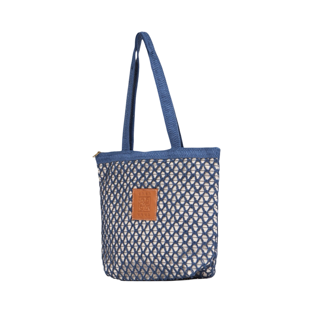 Everyday Earth – Straw Tote Bag – Blue