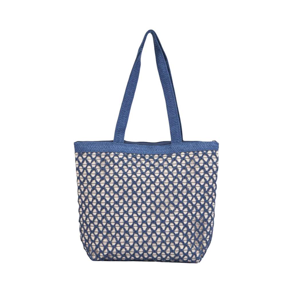 Everyday Earth – Straw Tote Bag – Blue