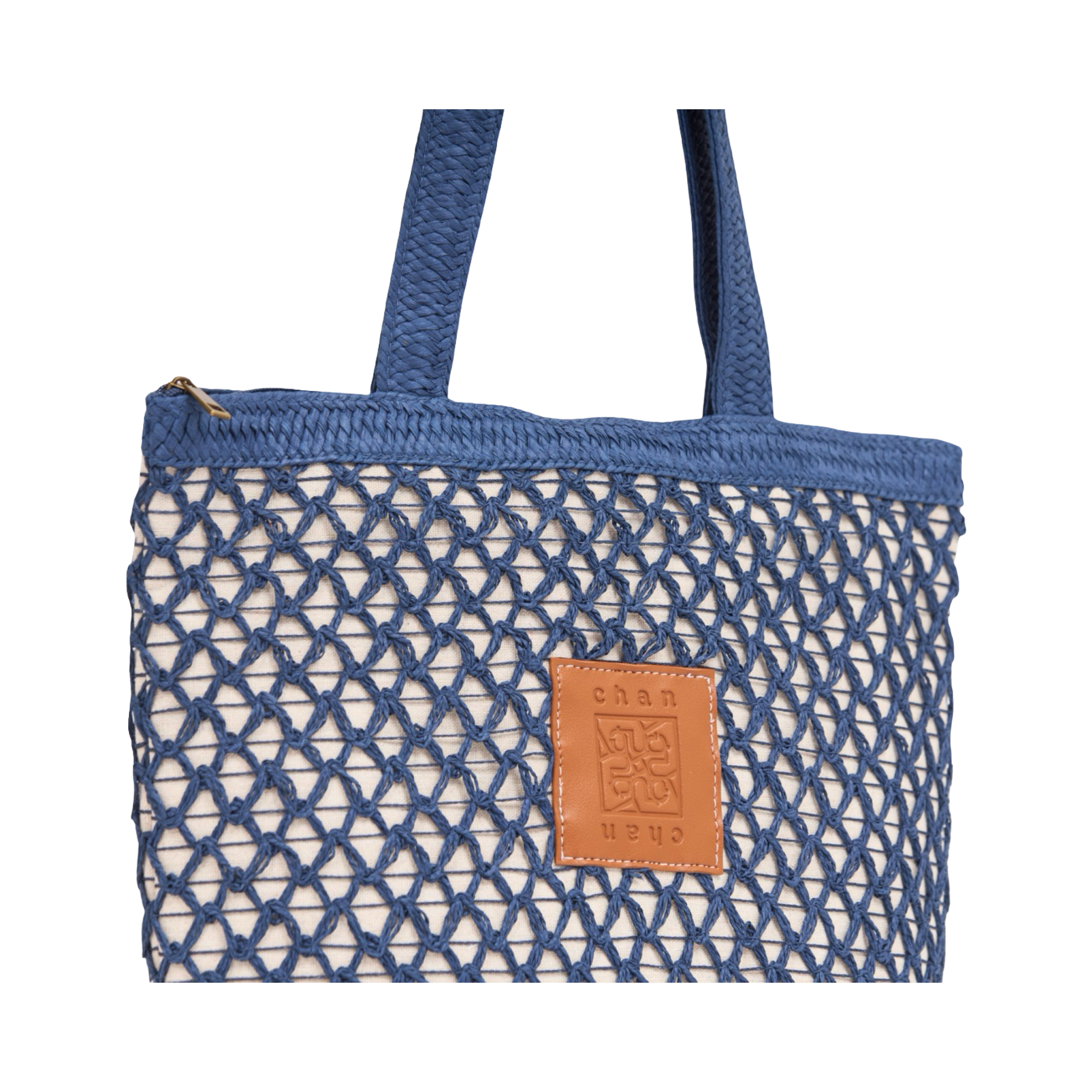 Everyday Earth – Straw Tote Bag – Blue