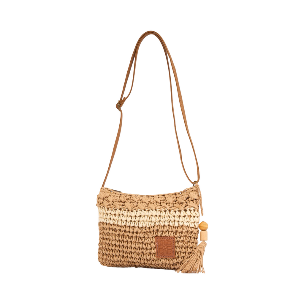 Everyday Earth – Straw Crossbody Bag – Brown