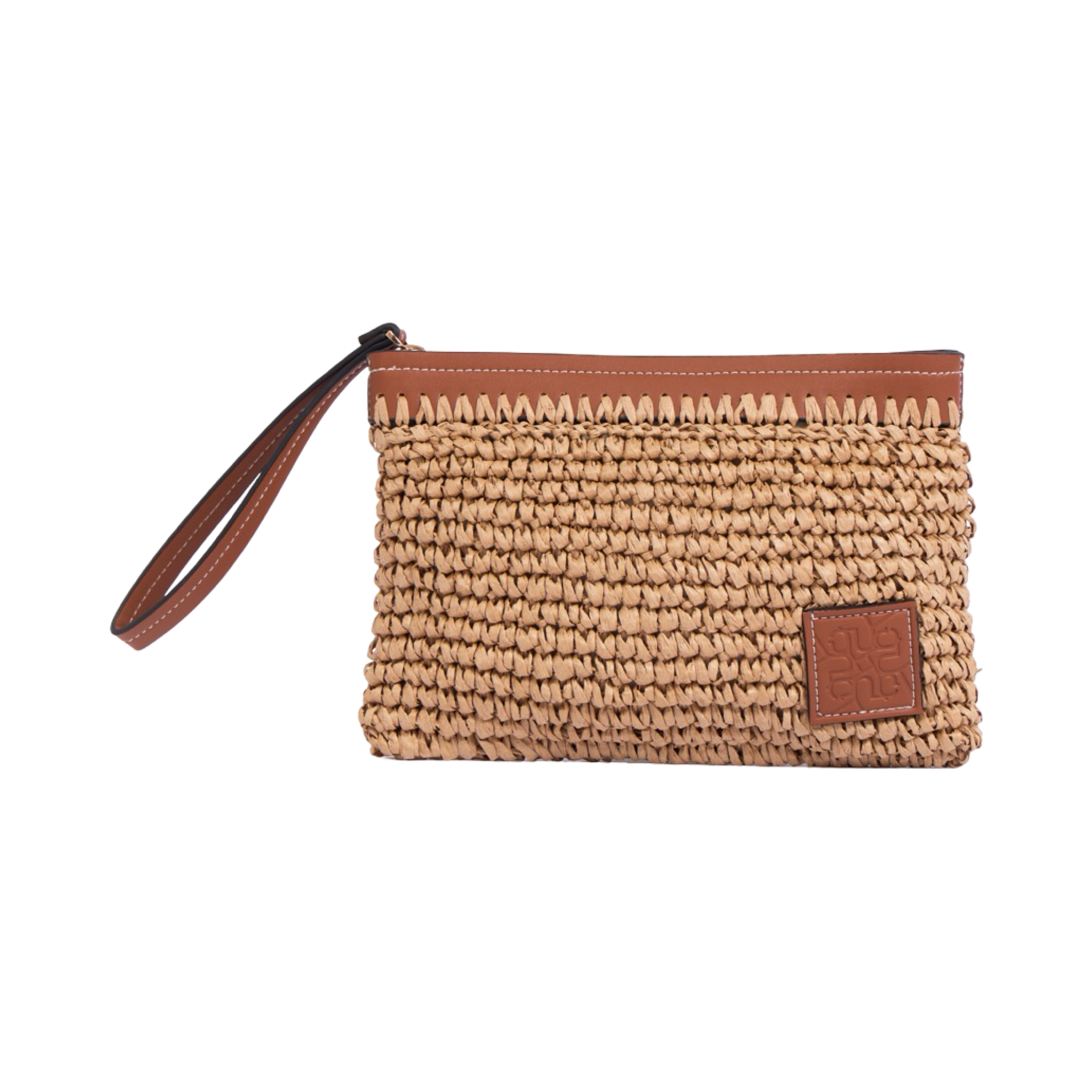 Artisan Vovage – Straw Pouch – Brown