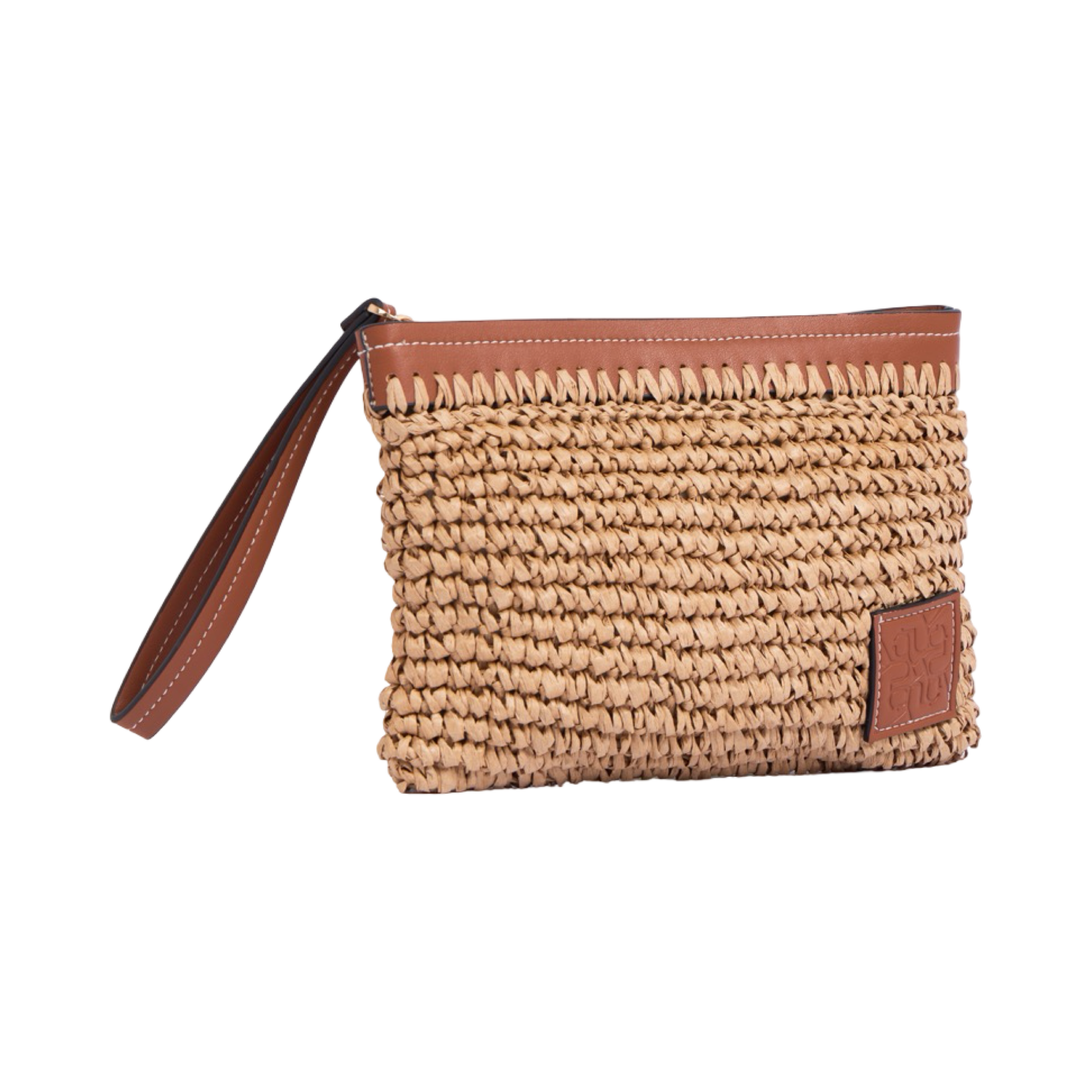 Artisan Vovage – Straw Pouch – Brown