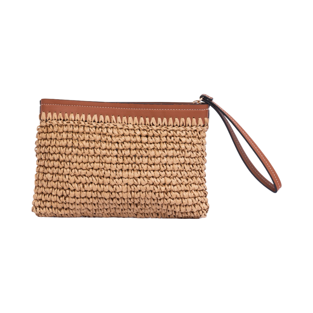 Artisan Vovage – Straw Pouch – Brown