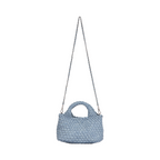 Signature Weave – Crossbody Bag S – Blue Mist
