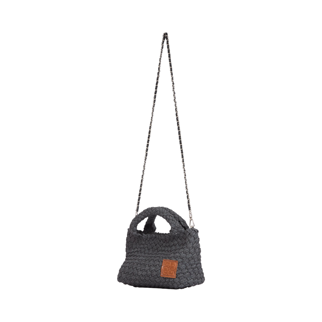 Woven Crossbody Bag S – Midnight Denim
