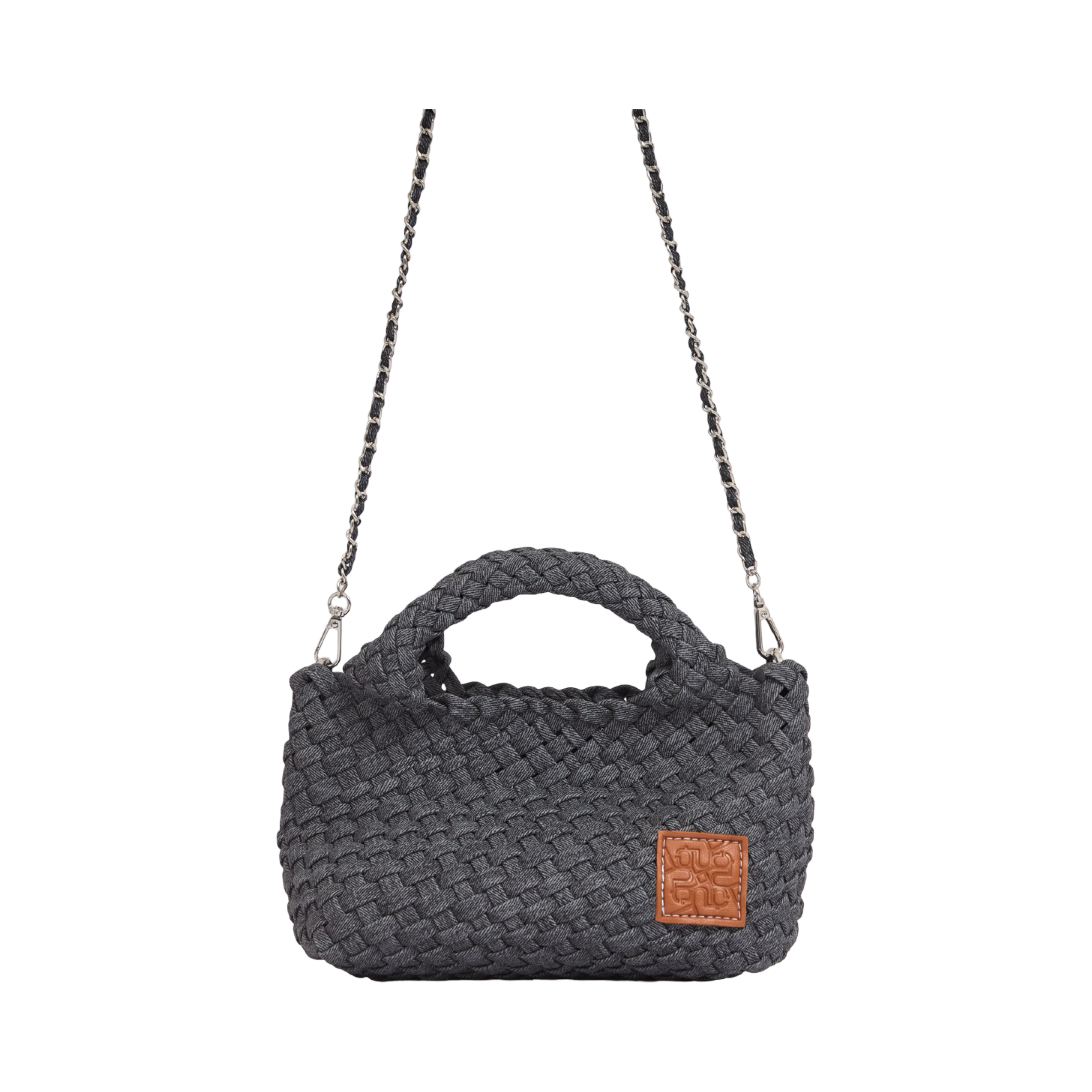 Woven Crossbody Bag S – Midnight Denim