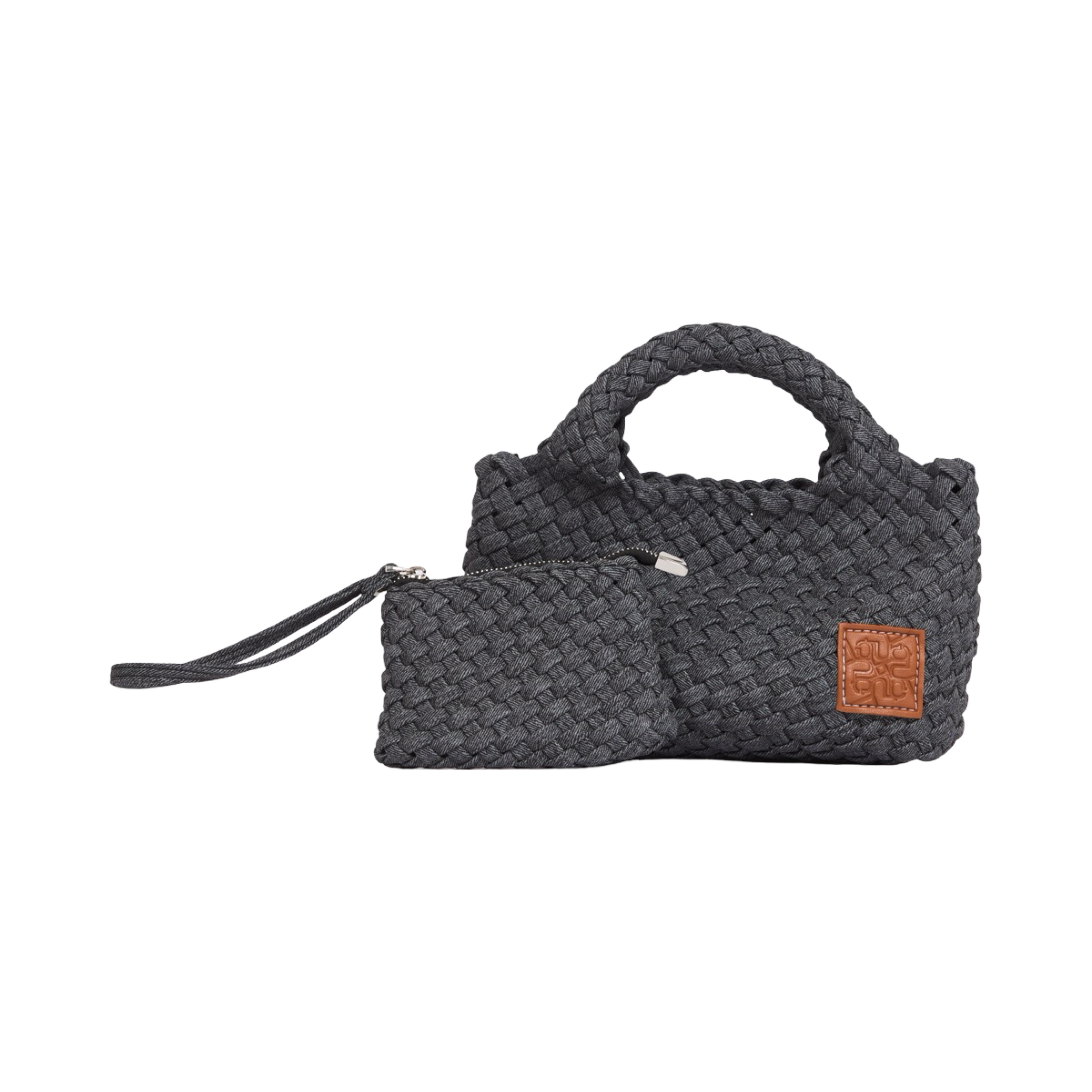 Woven Crossbody Bag S – Midnight Denim