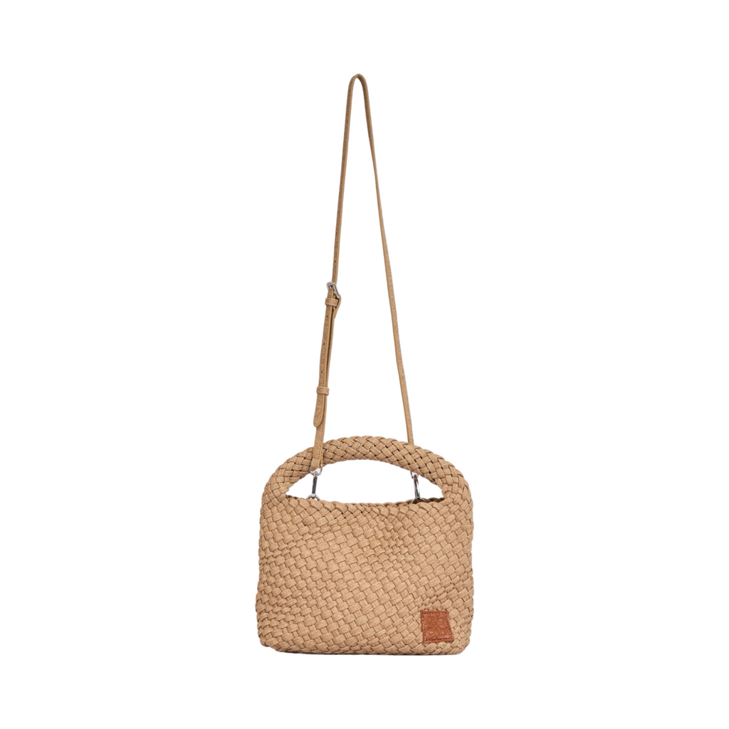 Woven Tote Bag M – Sand Denim